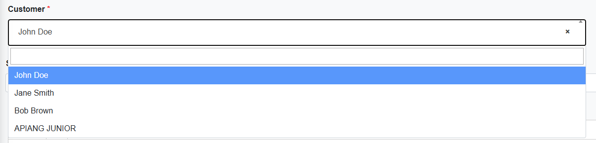 Customer Surat Penawaran